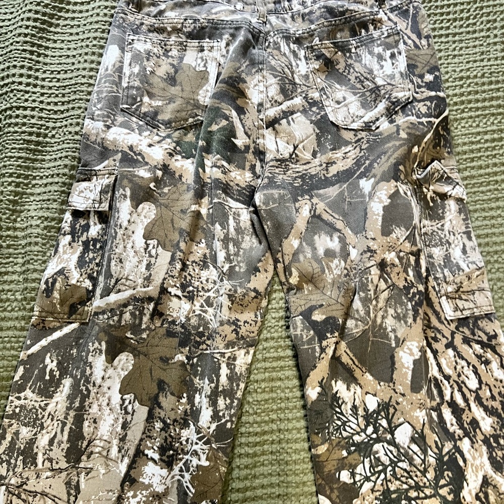 Camouflage Wide Leg Jeans